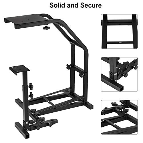 Pro Racing Wheel Simulator Stand - for Logitech G29/G27/G25/G920 Steering Gaming Wheel Stand Without Wheel and Pedals