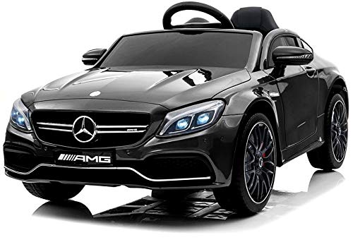 Dorsa Mercedes Benz C63 Ride On Car With Remote Control For Kids Black 1588q Mak Online Store