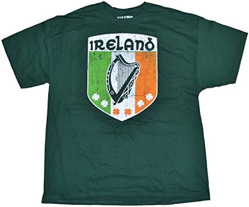 Fifth Sun Men's Ireland T-shirt (XL, Dark Green)