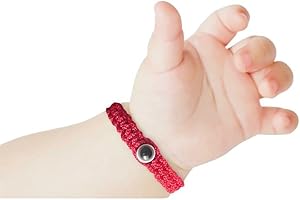 HANDMADE Red Bracelet for Babies, Baby Girl and Baby boy. Protection Amulet for Baby. String for Good Luck and The Evil Eye. Infant Bracelet for Baby Color red,Blue,Pink Black (Red Bracelet Black Eye)