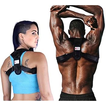 Posture Corrector for Men and Women-Upper Back Brace Clavicle Support Device for Thoracic Kyphosis-Adjustable Back Straightener-Neck, Back & Shoulder Pain Relief-Improve Posture (Medium)