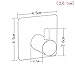 Taozun COMIN18JU077307 4-Pack Towel/Robe Hook Self Adhesive for Kitchen Bathroom SUS304 Stainless Steel Brushed