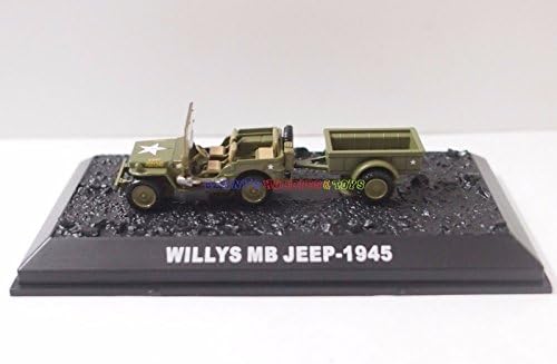 Diecast Tank US Army Willys MB Jeep 1945 American