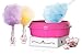 Nostalgia CCM200 Vintage Hard & Sugar-Free Cotton Candy Cart-36 Inches Tall, 36-Inched, White/Pink