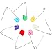 LEFV Diaper Pins 2.1inch Cloth Nappy Safety Pins,Pack of 100 (Pink)