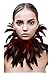 ZAKIA Gothic Natural Feather Necklace Collar Neck Collar Halloween Party Accessories