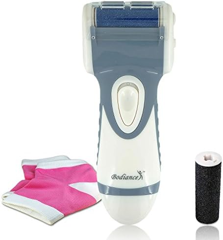 Battery Operated Electric Callus Remover with Gel Heel Socks for Dry Foot Skin