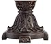 Traditional Table Lamp Bronze Crackle Urn Faux Silk Bell Shade for Living Room Family Bedroom Bedside Nightstand - Regency Hill