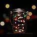 Solar Mason Jar Lid - Kohree 3 Pack Mason Jar Lights with 10 LED,Color Changing Fairy String Light for Glass Mason Jars and Garden Decor, Multi-Color