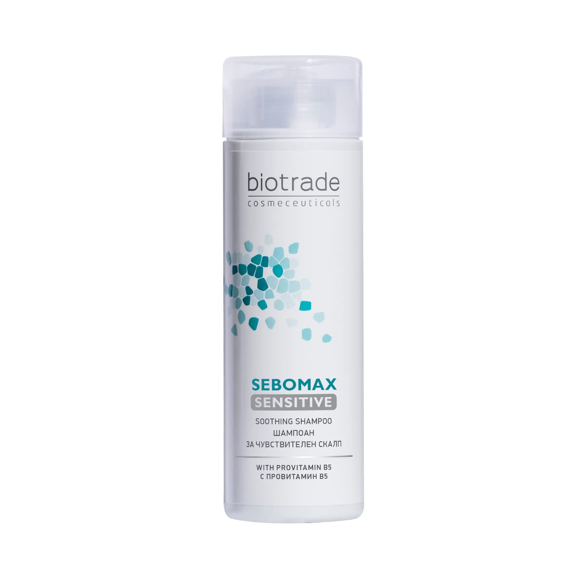 Biotrade Sebomax Sensitive Shampoo SLS and SLES free Soothes Itching and Irritations of the Scalp Suitable for Everyday use 200ml