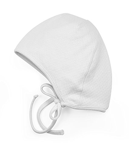 Amoureux Bebe newborn and baby Soft Turkish 100% Cotton pointelle hat bonnet.
