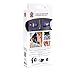 GOgroove AudiOHM HF Earbud Headphones with Mic, Deep Bass, & Comfortable Ear Gels (Purple) in-Ear Earphones Featuring Noise Isolating Design, Durable Alloy Driver Housing, Ergonomic Angled Fit