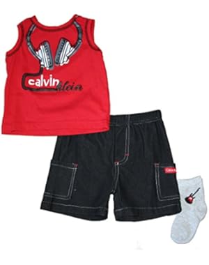 Calvin Klein Baby Boy's Shorts & Tank Set