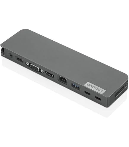 Amazon.com: Lenovo 7-in-1 Portable USB-C Mini Dock - HDMI & VGA