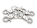 CRAFTMEMORE Metal Swivel Trigger Lobster Clasp Purse Landyard Snap Hooks with 5/8
