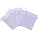 Rina's Garden Organza Favor Bags - 3"x4" - White Color - Pk of 120