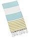 Swan Comfort 100% Cotton Pestemal Turkish Bath Towel, 39