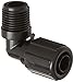 Pentair R172272 1/2-Inch NPT 90-Degree Tube Fitting with Nut Replacement Rainbow Automatic Chlorine/Bromine Pool and Spa Feeder