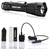 Supernova Guardian 1300XL Professional Series Ultra Bright Rechargeable Tactical LED Flashlight with Remote Pressure Switch and BrightStart Technology