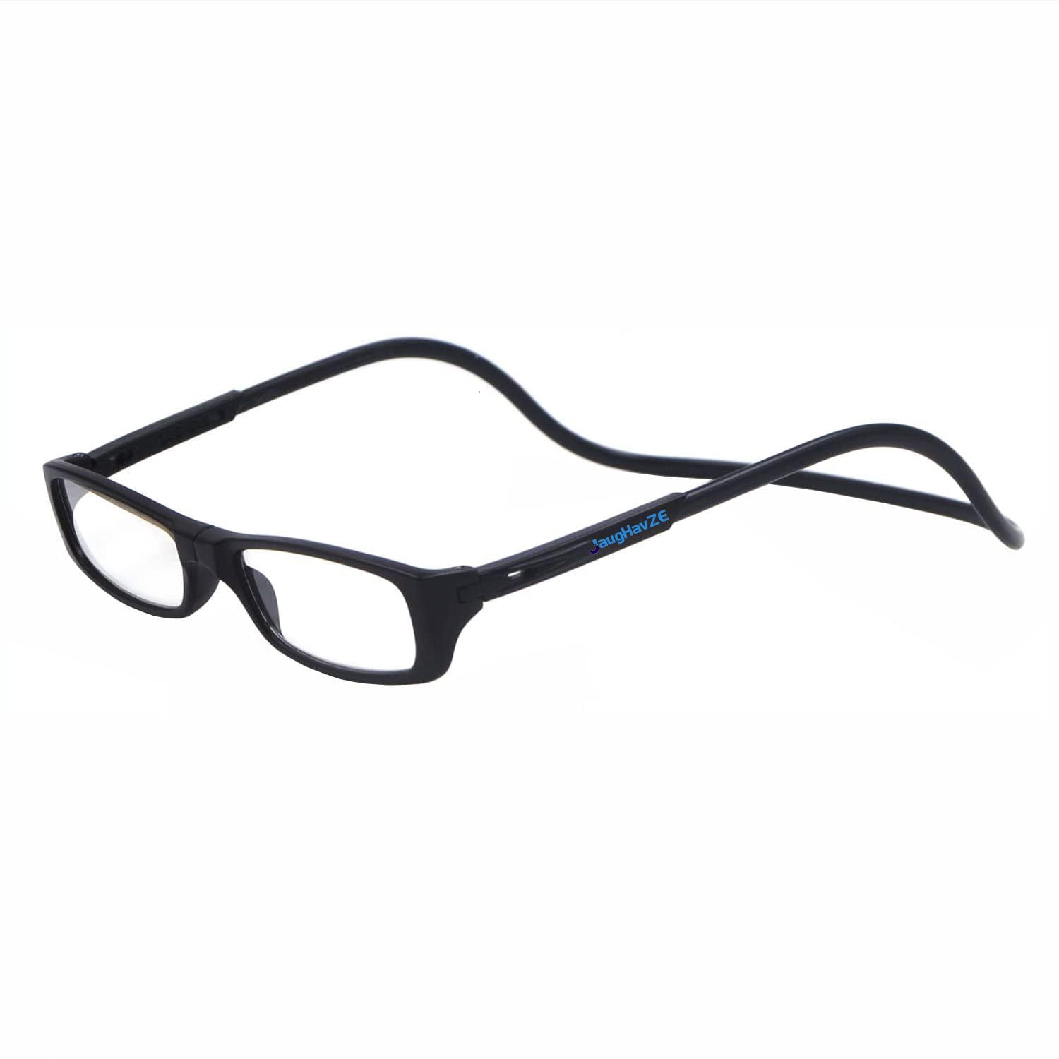 JaugHavZE Magnetic Reading Glasses, Foldable Adjustable Neck Hanging Presbyopia Glasses for Men & Women, Reduce Eye Strain, +2.0 to +3.0 Magnification Strength