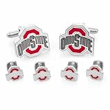 Ohio State Buckeyes Tuxedo Set includes Pair of Cufflinks & Set of 4 Tuxedo Shirt Studs
