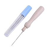 Outus Felting Starter Kit 7 Pieces Needles with Wooden Handle Felt Tool