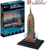 3D Empire State Building Puzzle (With LED lighting!)