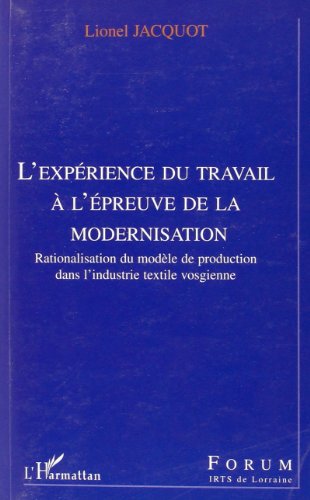 L' expérience du travail à l'épreuve de la modernisation