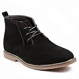 Miko Lotti BF1302 Men's Lace Up Casual Fashion Ankle Chukka Boots RUN BIG