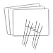 Headline Sign - Blank Yard Sign and H-Frame Ground Stake Sign Holder Set, White, 18 x 24 Inches, 3-Pack (5500) primary