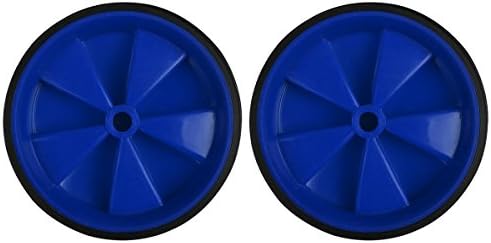 Herbalcandybox 1 Pair 4.33 Inch Kids Bicycle Training Replacement Wheels for 12-20 Inch Kids Bike, Blue
