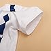 Popbop Baby Boys Cotton Short Sleeve Funny Onesies Printed Bodysuit Rompers Summer Clothes White Age 6M