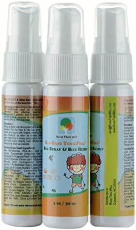 3-Pack, Kid-Safe ToxicFree Bug Spray and Bite Relief. Repels Mosquitoes Without Harsh Chemicals. Uses Only All Natural Ingredients And Essential Oils.
