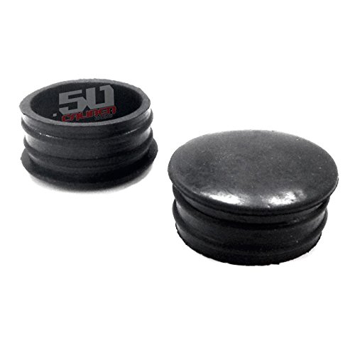 50 Caliber Black Plastic Roll Cage/Bumper Tubing End Cap Pipe Plugs - Fits 1.25" O.D. Round Tube - Pack of 10 [5363] - Thumbnail 6