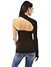 PattyBoutik Women One Shoulder Long Sleeve Top (Black Medium)