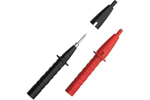 Klein Tools 13737 Replacement Lead Heads for Meter Accessory Kit Cat. No. 69483, Universal Test Lead Tips with Removable Cap,