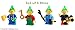 LEGO Holiday Christmas Minifigure Combo - Set of 4 Holiday Elves (with Accessories) 10275