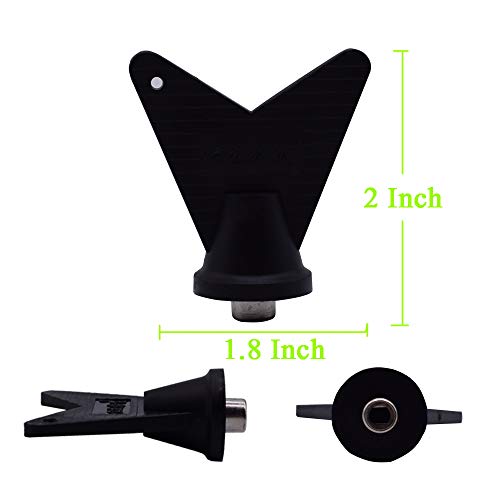 image for Thestron Track Spikes 1/4 Inch 1/2 Inch Pyramid Steel Track Sprint Sho