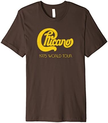 Mens Chicano 1975 World Tour - Parody Shirt XL Brown