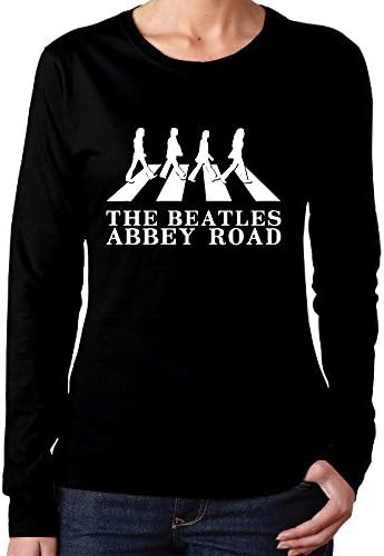 Womens The Beatles Abbey Road BestT Shirts Funny Long Sleeve Tee