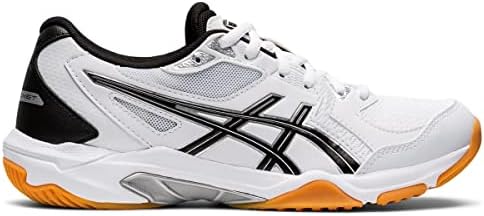 ASICS Women's Gel-Rocket 10 Indoor Sport Shoes, White/Black, 11 - Main Image