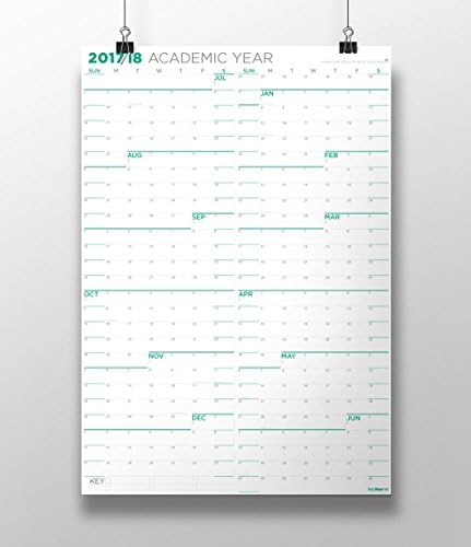 Large Academic Wall Calendar - Dry Erase