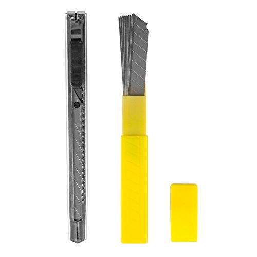9-in-1 Vehicle Window Tint Film Wrap Tool Kit, Car Carbon Fiber Vinyl Wrapping Installtion DIY Tools with Retractable Knife, Squeegee, Scraper, Knife Blade - Thumbnail 2