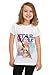 STAR WARS Big Girls' Rey with Weapon 7-16 Short Sleeve Graphic Tee, White, X-Large-16
