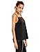 Romwe Women's Lace Front Vest Blouse Shirt Backless Sexy Tank Top Black S