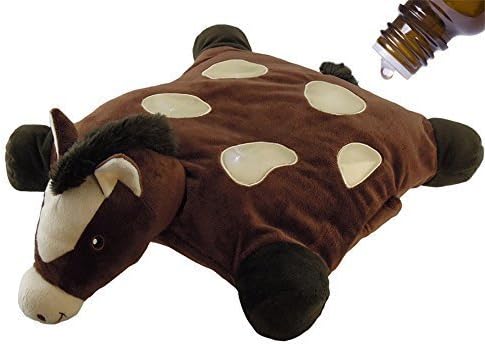 Horsey - Aroma Pets Aromatherapy (Essential Oils) &amp; LED Night Light - Kids Pillow use w/ Young Living Essential Oils, doTerra, Aura Cacia, Natures Sunshine &amp; NOW Foods