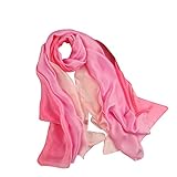 SHENGXILU Women's Silk Scarf Infinity Light Weight Long Chiffon Silk Scarves ¡­