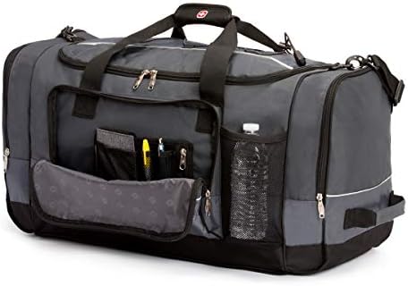 SWISSGEAR 28" Duffel Bag | Gym Bag | Travel Duffle Bags | Men's and Women's - Charcoal 8 SWISSGEAR 28" Duffel Bag | Gym Bag | Travel Duffle Bags | Men's and Women's - Charcoal