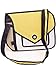 Xugq66 3D Style 2D Drawing Cartoon Handbag Shoulder Canvas Messenger Bag (Yellow)