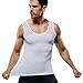 Men's Compression Shirt Slimming Body Shaper Vest to Hide Man Boobs Shapewear